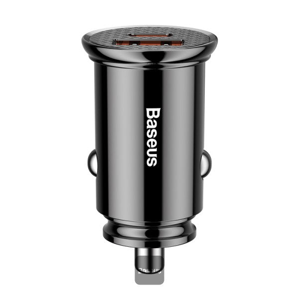 Baseus Circular Plastic A+C 30W PPS Car Charger(PD3.0/QC4.0+/SCP/AFC)Black Baseus Circular Plastic A+C 30W PPS Car Charger(PD3.0/QC4.0+/SCP/AFC)Black